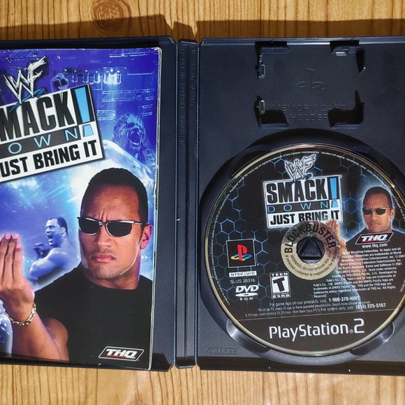 WWF SmackDown Just Bring It! PS2 game (CIB) - Picture 2 of 5